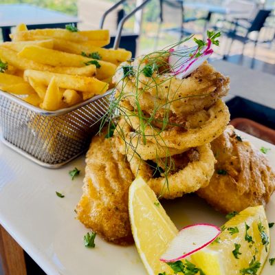 Fried Fish And Calamari Combo Special (6)