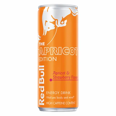 Redbull Straw Apricote
